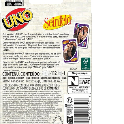 MATTEL UNO: Seinfeld Edition Card Game