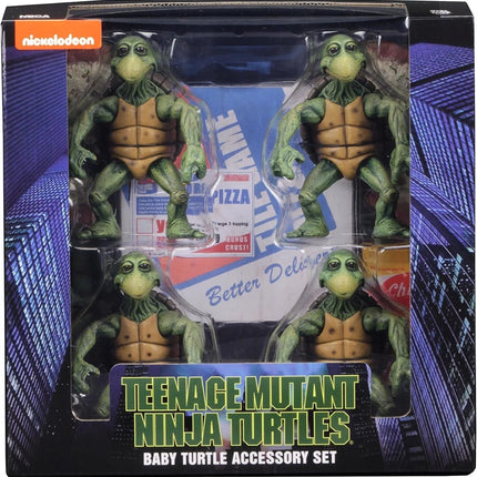 NECA TMNT Baby Turtles 4-Pack (1990 Movie Version)