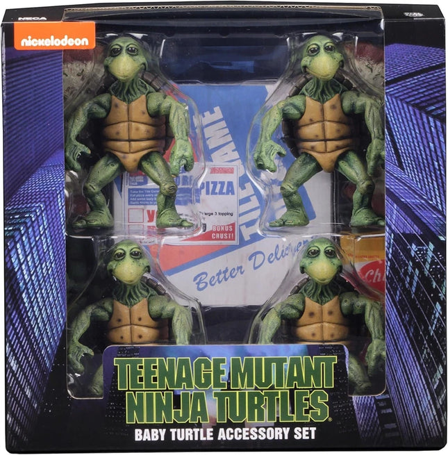 NECA TMNT Baby Turtles 4-Pack (1990 Movie Version)
