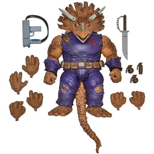 NECA TMNT Mirage Comics Triceraton Zog Action Figures