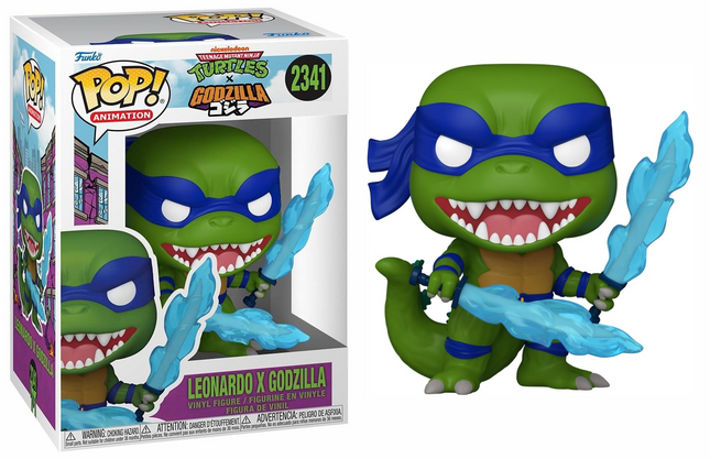 Funko Pop! Animation: Godzilla X TMNT - Leonardo x Godzilla Vinyl Figure #2341