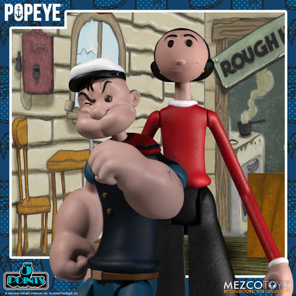 MEZCO TOYZ 5 Points - Popeye Boxed Set - Action Figure