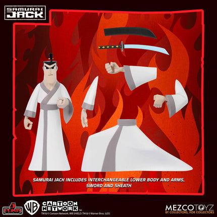 MEZCO TOYZ Samurai Jack - 5 Points Figures - Figure Set