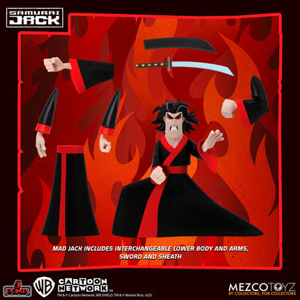MEZCO TOYZ Samurai Jack - 5 Points Figures - Figure Set