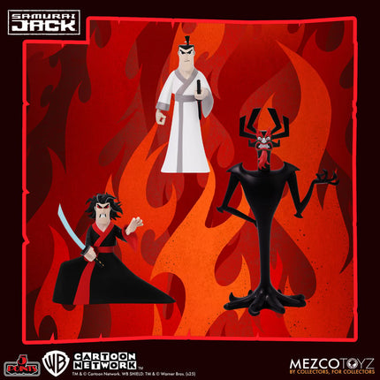 MEZCO TOYZ Samurai Jack - 5 Points Figures - Figure Set