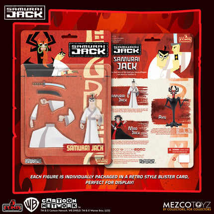 MEZCO TOYZ Samurai Jack - 5 Points Figures - Figure Set