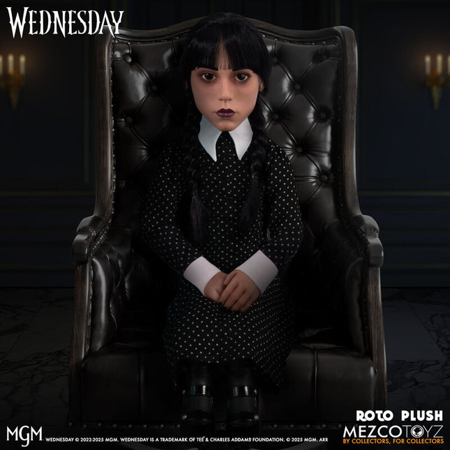 MEZCO TOYZ - Wednesday (TV Series) Dolls Roto Plush