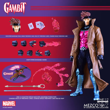 MEZCO TOYZ One:12 Collective Marvel - Gambit - Action Figure
