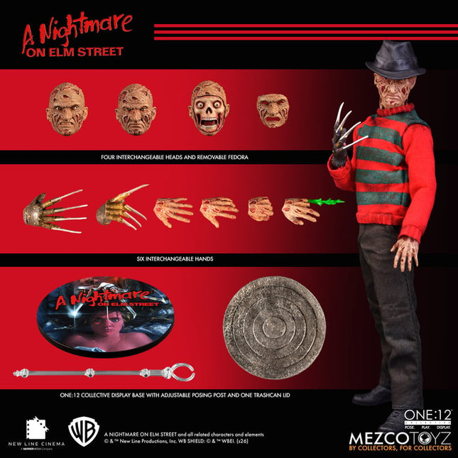 MEZCO One:12 Nightmare On Elm Street - Freddy Krueger - Action Figure